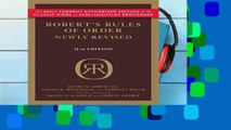 Library  Robert s Rules of Order Newly Revised, 11th edition (Robert s Rules of Order (Paperback))