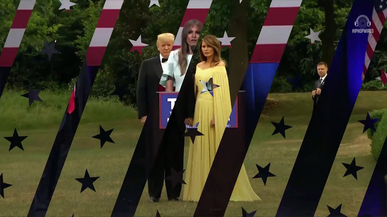 Melania Trump Ignores Cheating Rumors