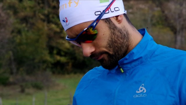 Martin Fourcade et l'équipe de France en stage à Correçon-en-Vercors