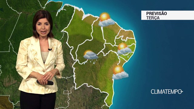 Previsão Nordeste – MA, PI e BA com risco de chuva forte