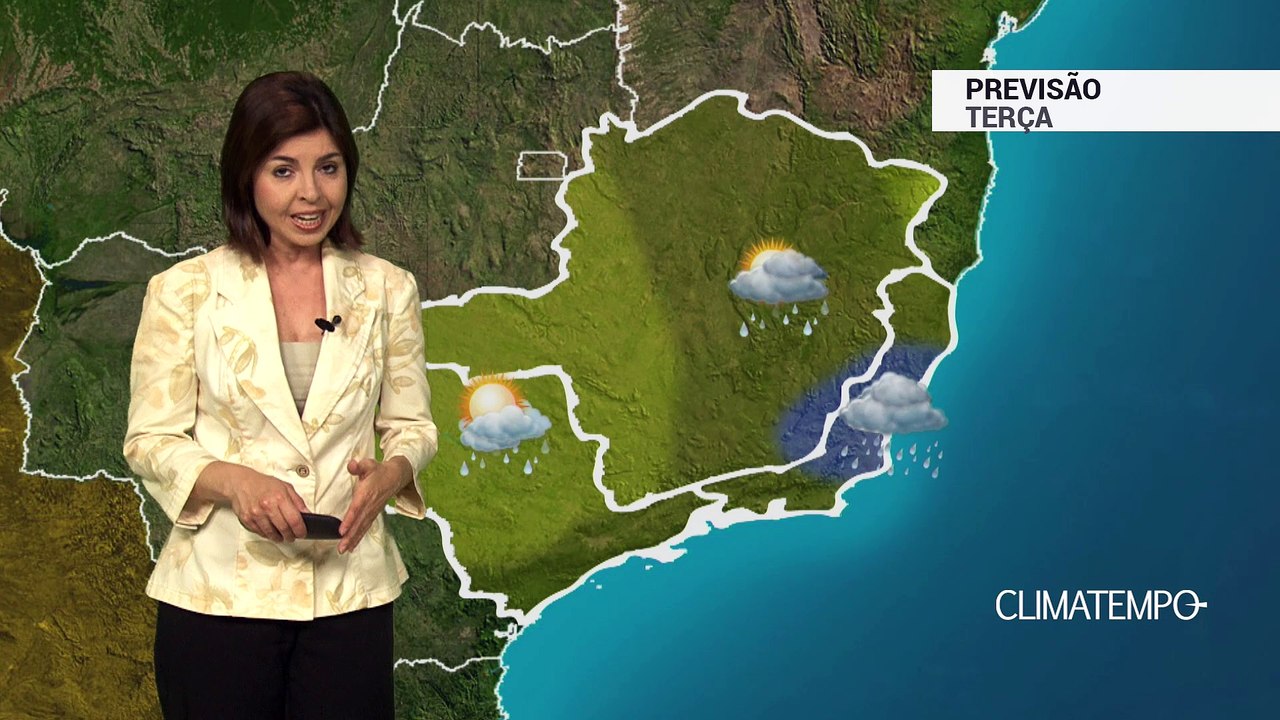 Previsão Sudeste – Chuva forte em MG e ES
