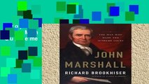 Popular John Marshall: The Man Who Made the Supreme Court