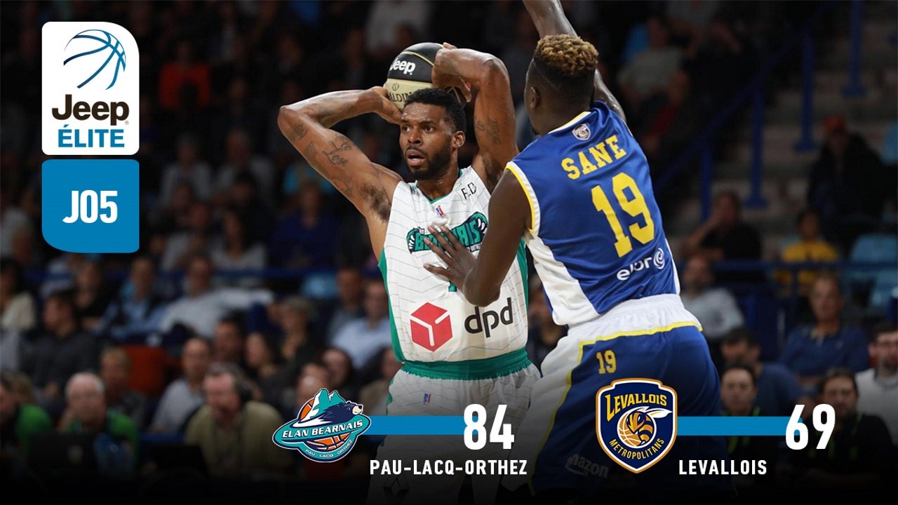 Jeep® ÉLITE : Pau-Lacq-Orthez vs Levallois (J5)
