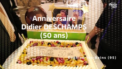 Les Bleus fêtent les 50 ans de Didier Deschamps