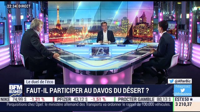 Le duel de l'éco: faut-il participer au Davos du désert ? - 15/10