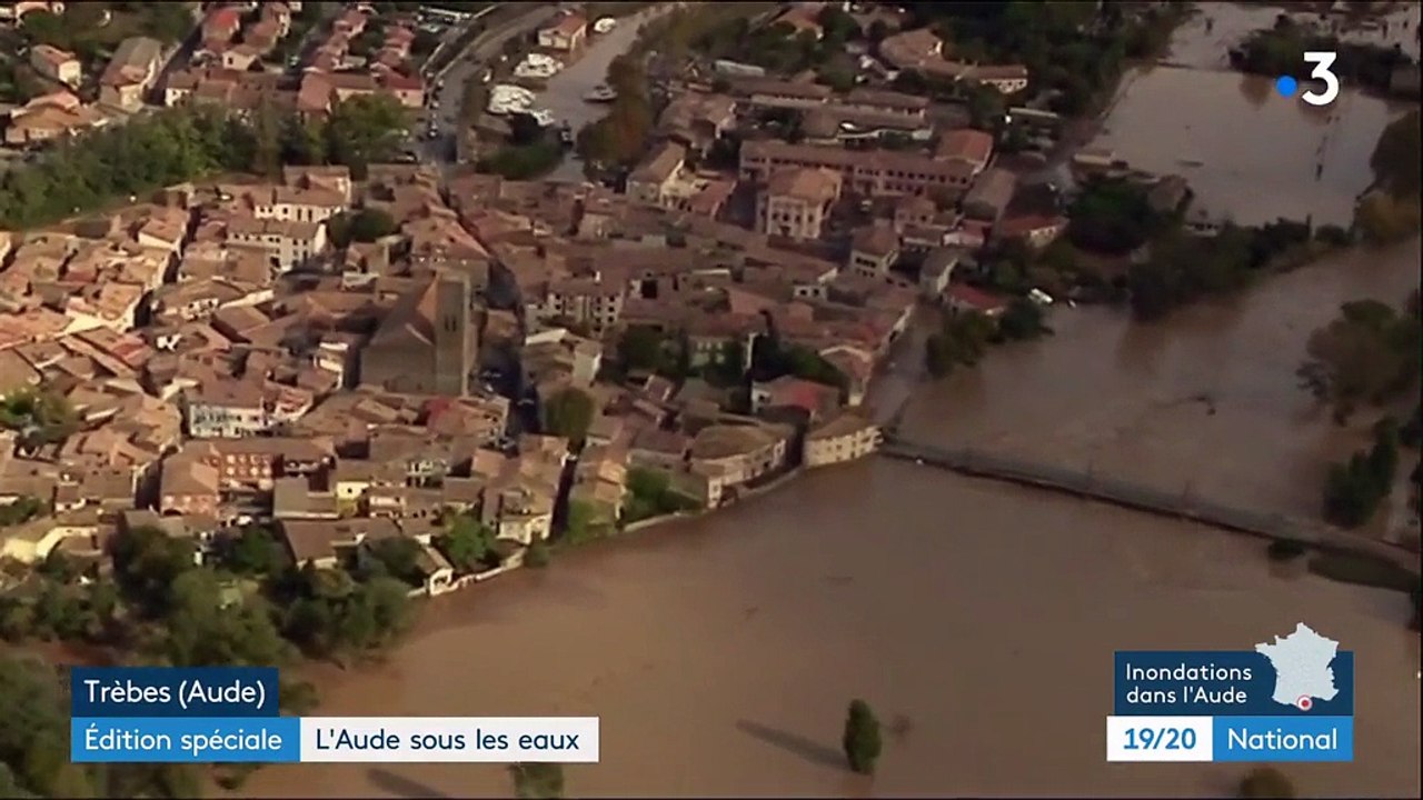 Inondations : l'Aude sous les eaux en images