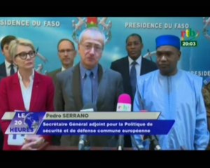 RTB/Coopération entre l’union européenne et le burkina faso dans le domaine de la sécurité thème de la rencontre du président de la république et une délégation europénne