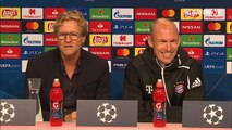  Arjen Robben speaks ahead of tomorrow's Champions League clash with Ajax.