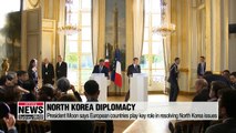 President Moon calls on international community to lift sanctions on North Korea to assure regime