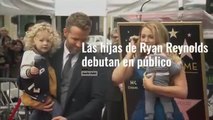 las hijas de ryan reynolds debutan en publico