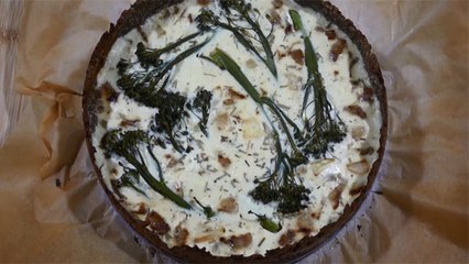 Cómo preparar una quiche de bimi