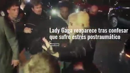 lady gaga reaparece tras confesar que sufres tres posttraumatico