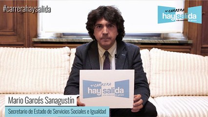 Mario Garcés Sanagustín anima a correr contra la violencia de género en la #CarreraHaySalida