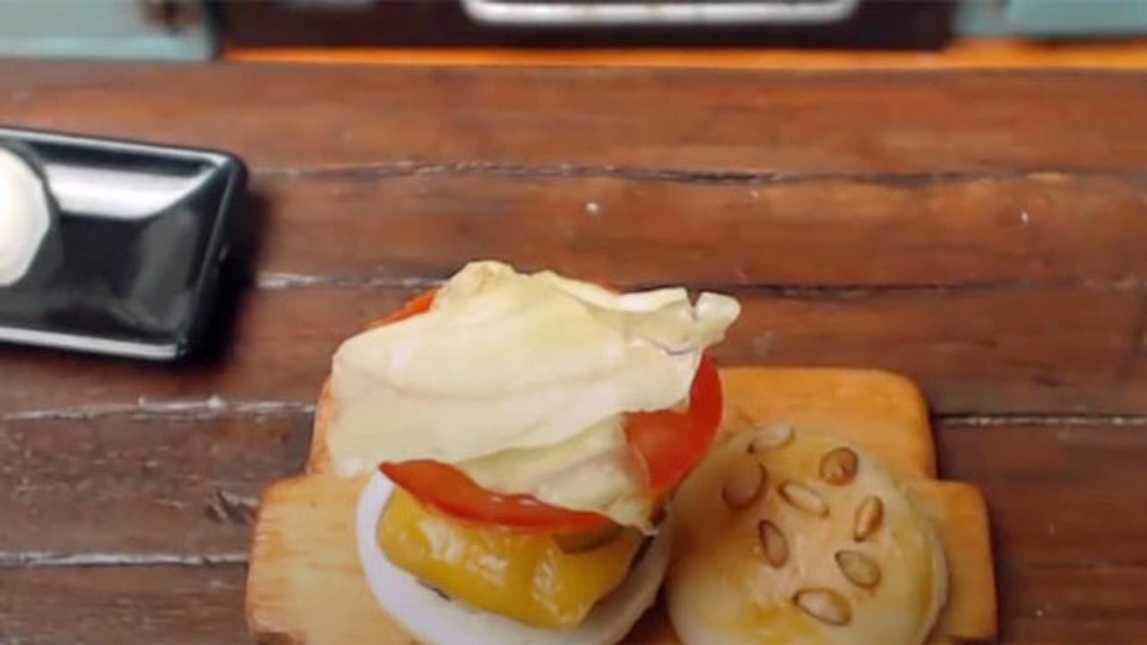Comida en miniatura