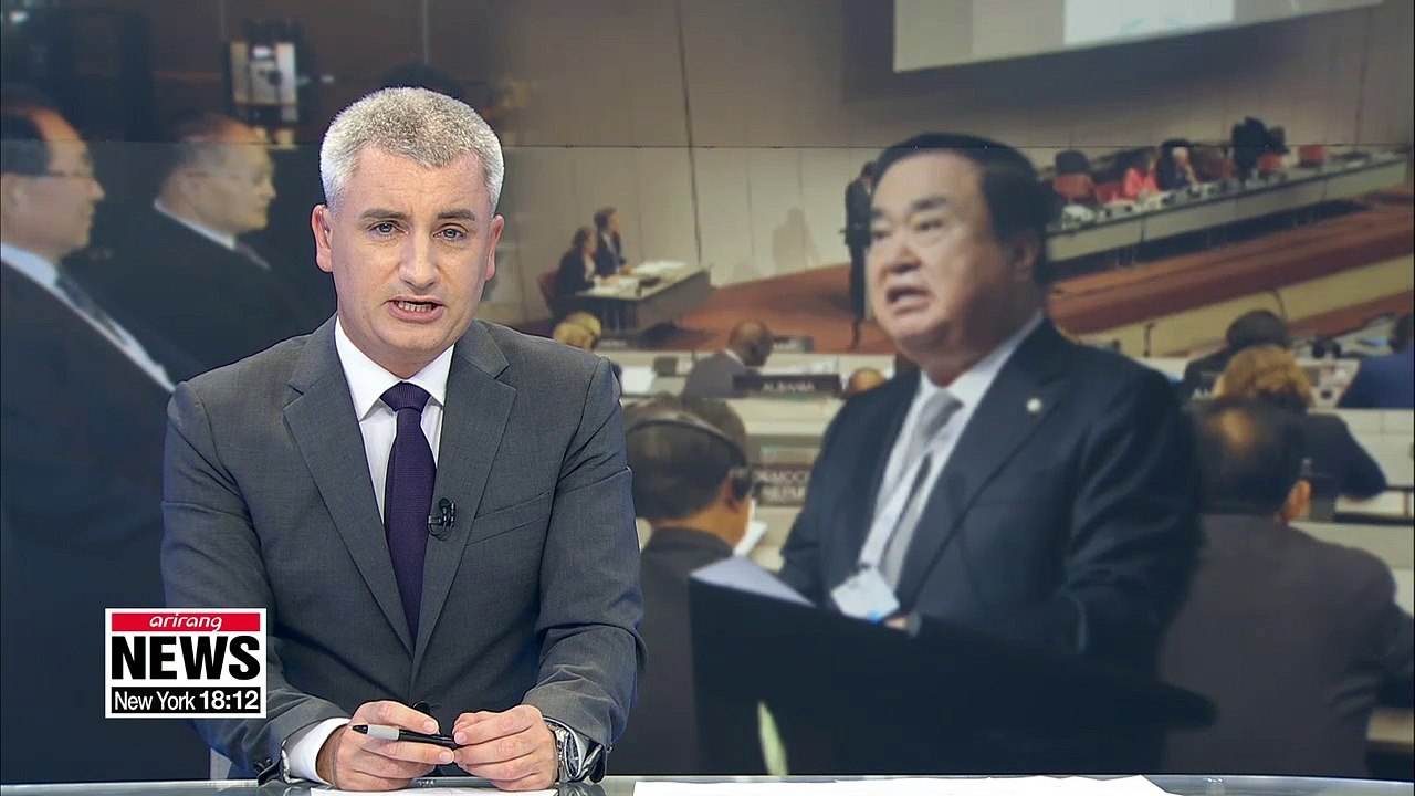 Parliamentary leaders from two Koreas hold talks on sidelines of Inter-Parliamentary Union