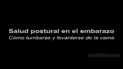 Embarazo: Cómo tumbarse y levantarse de la cama