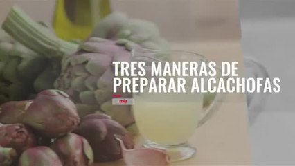 Receta alcachofas