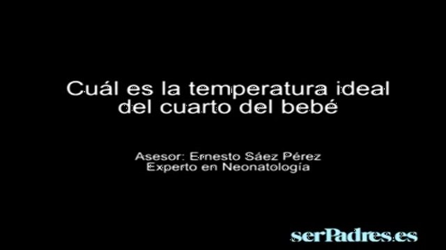 Cuál es la temperatura ideal del cuarto del bebé