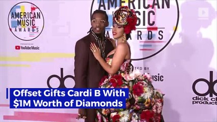 Offset Gifts Cardi B With $1M Worth of Diamonds