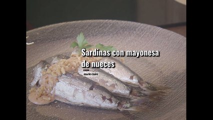 Sardinas con mayonesa de nueces