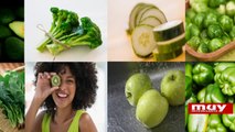 Alimentos verdes muy saludables