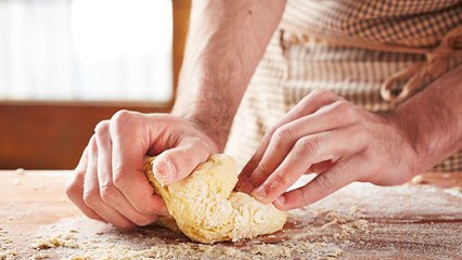 Curso de pan casero. Amasar con reposos