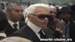 Lagerfeld comenta el desfile de Chanel en la Paris Fashion Week