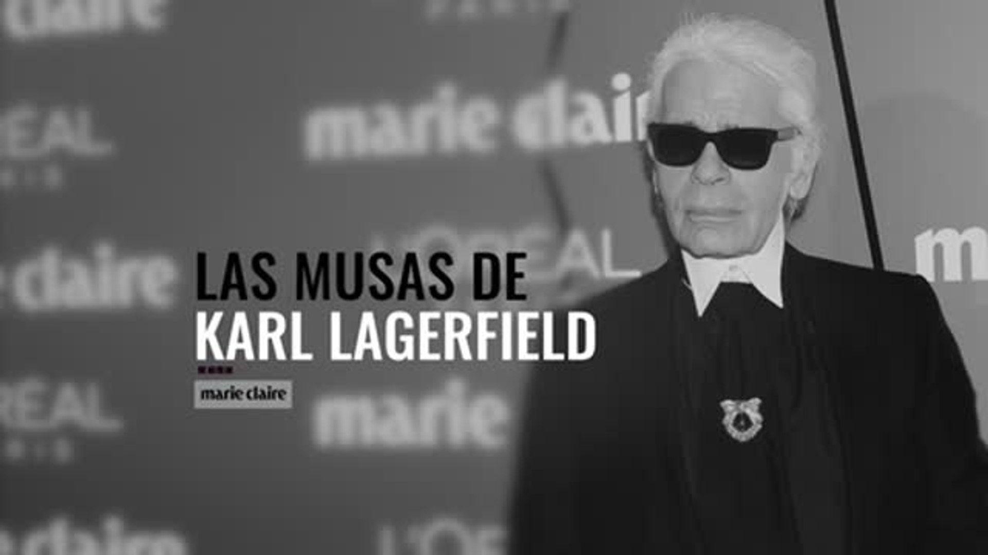 ⁣Las musas de Karl Lagerfeld