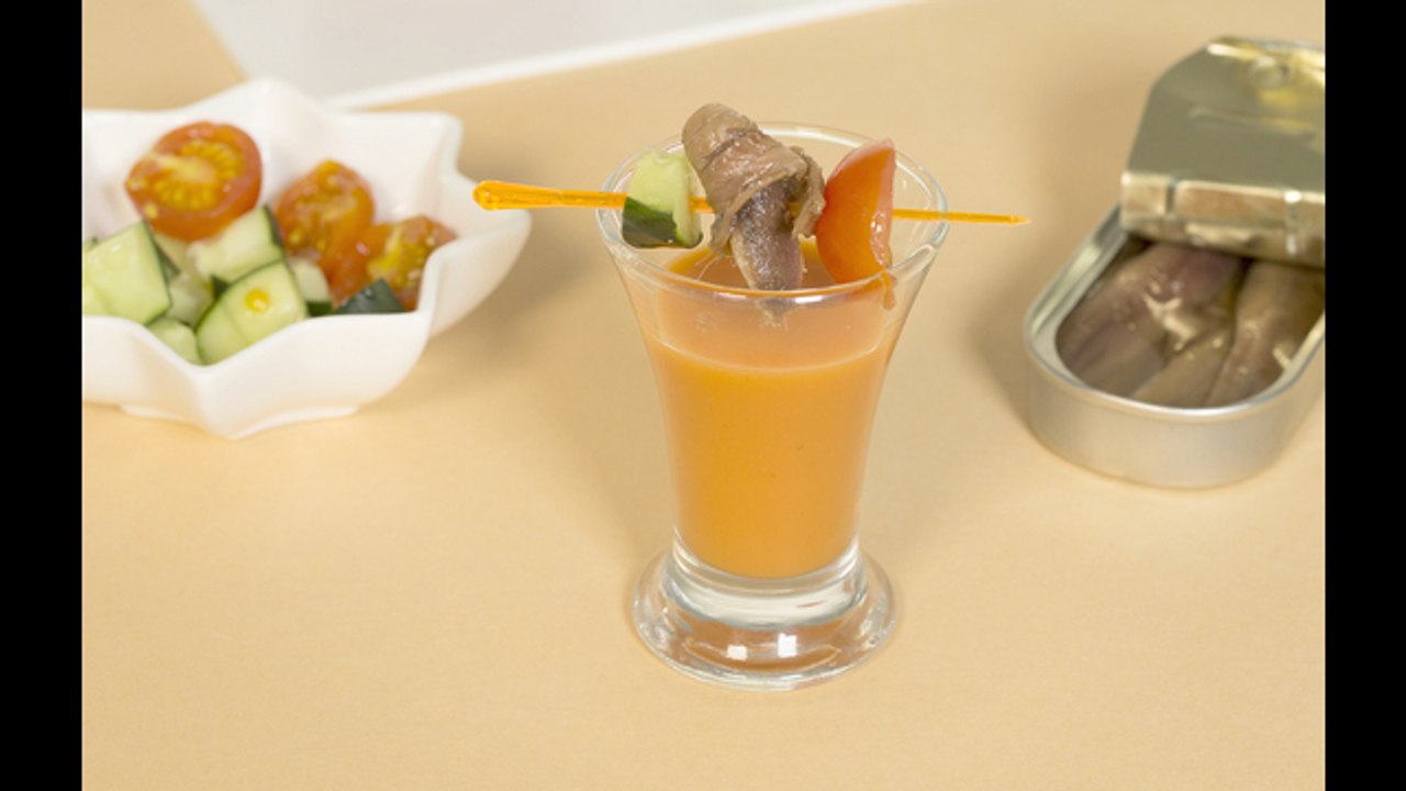 Dos formas originales de servir el gazpacho