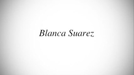 Blanca Suárez para Marie Claire - Making of octubre 2015