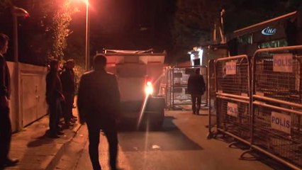 Suudi Arabistan Konsolosluğundan Bazı Numuneler Temizlik Araçlarıyla Çıkarıldı