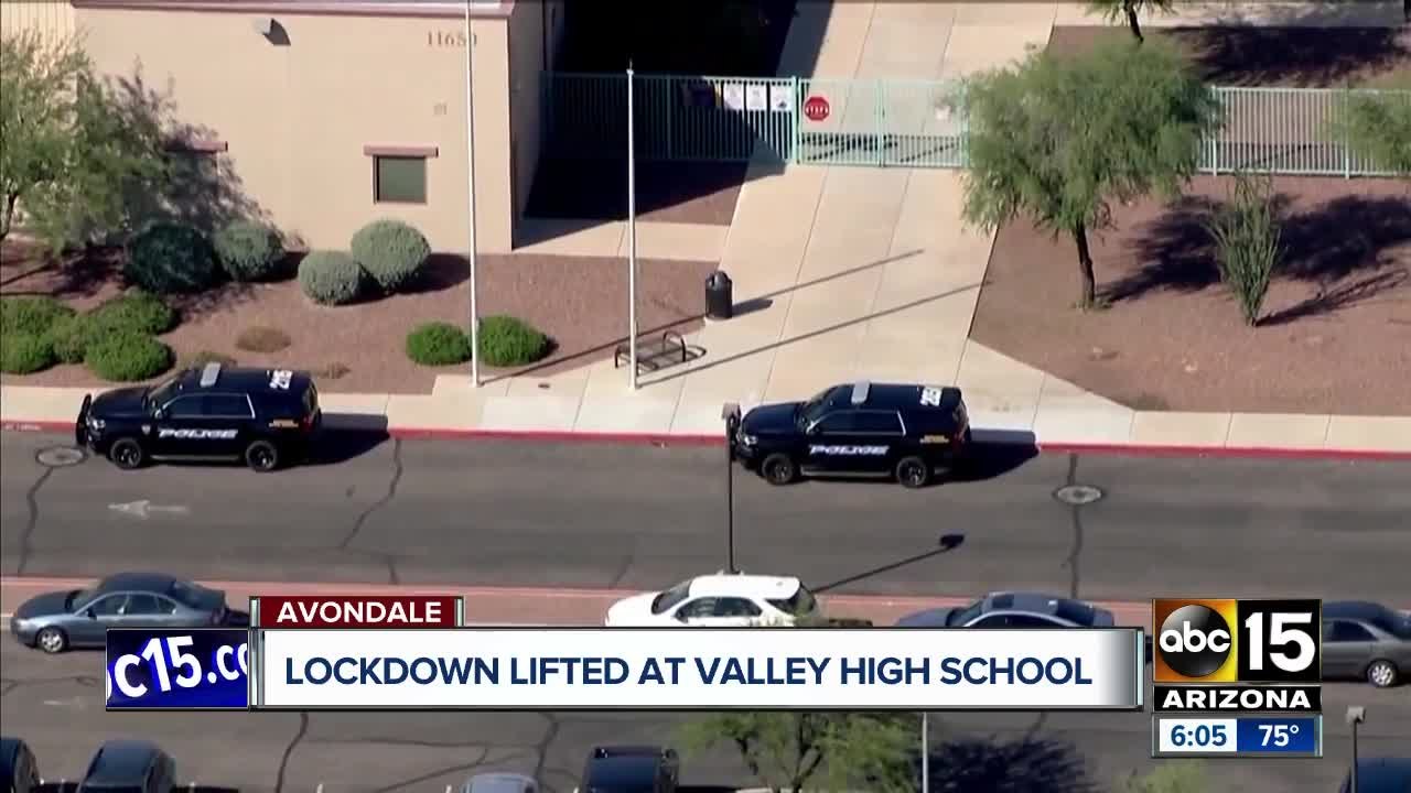 Avondale high school put on lockdown, dismissed early due to threat