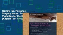 Review  Dr. Pestana s Surgery Notes: Top 180 Vignettes for the Surgical Wards (Kaplan Test Prep)