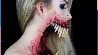 Giant Monster Mouth HALLOWEEN SFX Makeup Tutorial