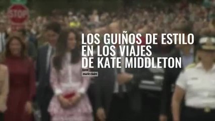 Los homenajes de estilo de Kate Middleton a los paises que visita