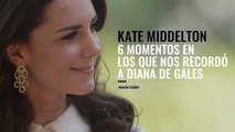 Kate Middleton 6 momentos en los que nos recordo a Diana de Gales