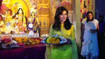 Baazaar Movie Actress Chitrangada Singh Visit Durga Puja Pandal For Blessing