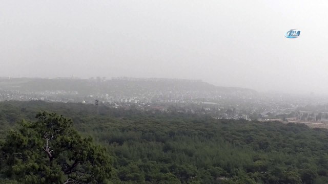 Suriye üzerinden gelen toz bulutu Antalya'yı etkisi altına aldı