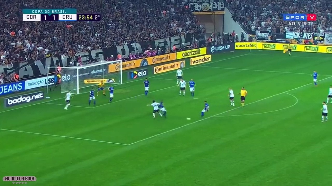 GOL DE PEDRINHO ANULADO! Corinthians x Cruzeiro Copa do Brasil 2018