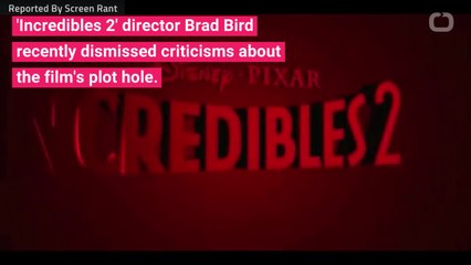 Incredibles 2 Director Dismisses "Plot Hole" Pointed Out by Fan