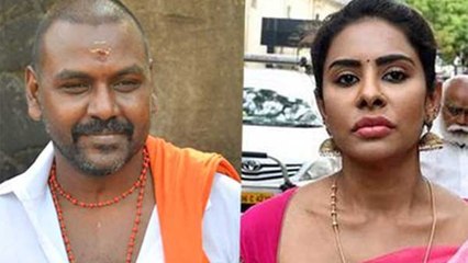 Sri Reddy Goes to Raghava Lawrence's Home