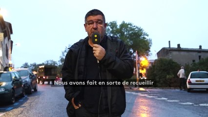 Le maire de Trèbes s'exprime sur les lieux mis en place pour les sinistrés