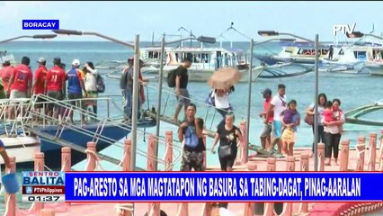 Pag-aresto sa mga magtatapon ng basura sa tabing-dagat, pinag-aaralan