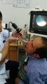 Doctor pulls leech from man’s nose
