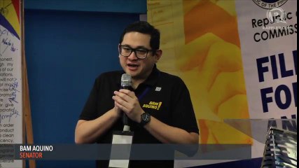 Bam Aquino on reelection, his opposition of the tax reform law