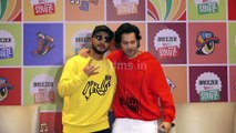 Varun Dhawan and Raftaar at Breezer Vivid Shuffle Season 2 Winner Announcement