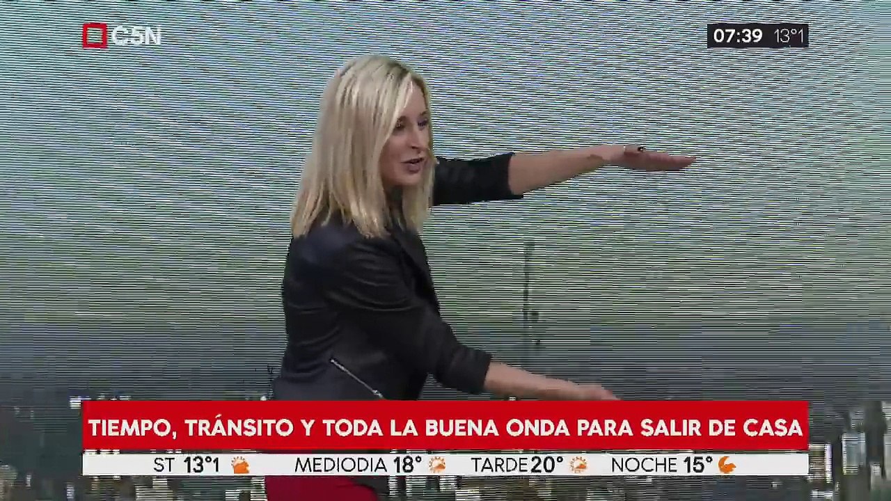 OVNI em Buenos Aires - Argentina num direto na TV