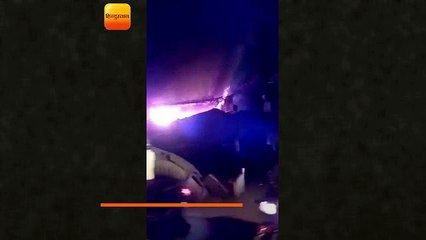 धनबाद में  DAV पूजा पंडाल के पास लगी आग, मची अफरा-तफरी