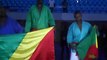 Remise des médailles -100 kg Coupe d'Afrique de Kourach 2016 à Brazzaville, le Cameroun récolte une Médaille de Bronze