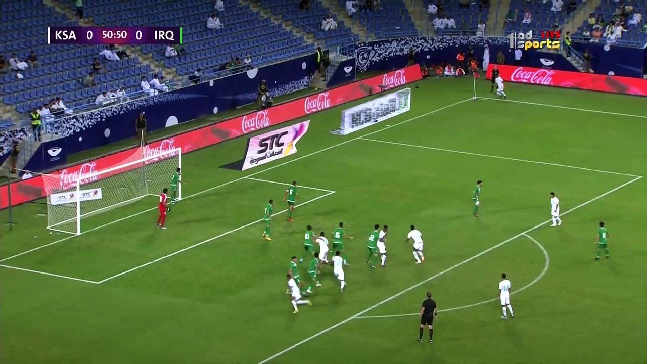 2018-10-15مباراه المنتخب السعودي ومنتخب العراق في البطوله الرباعيه الوديه الشوط الثاني